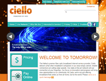 Tablet Screenshot of ciello.com